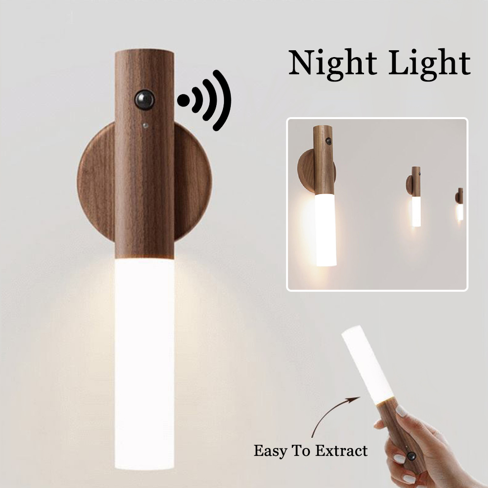 Walnut Wall Light
