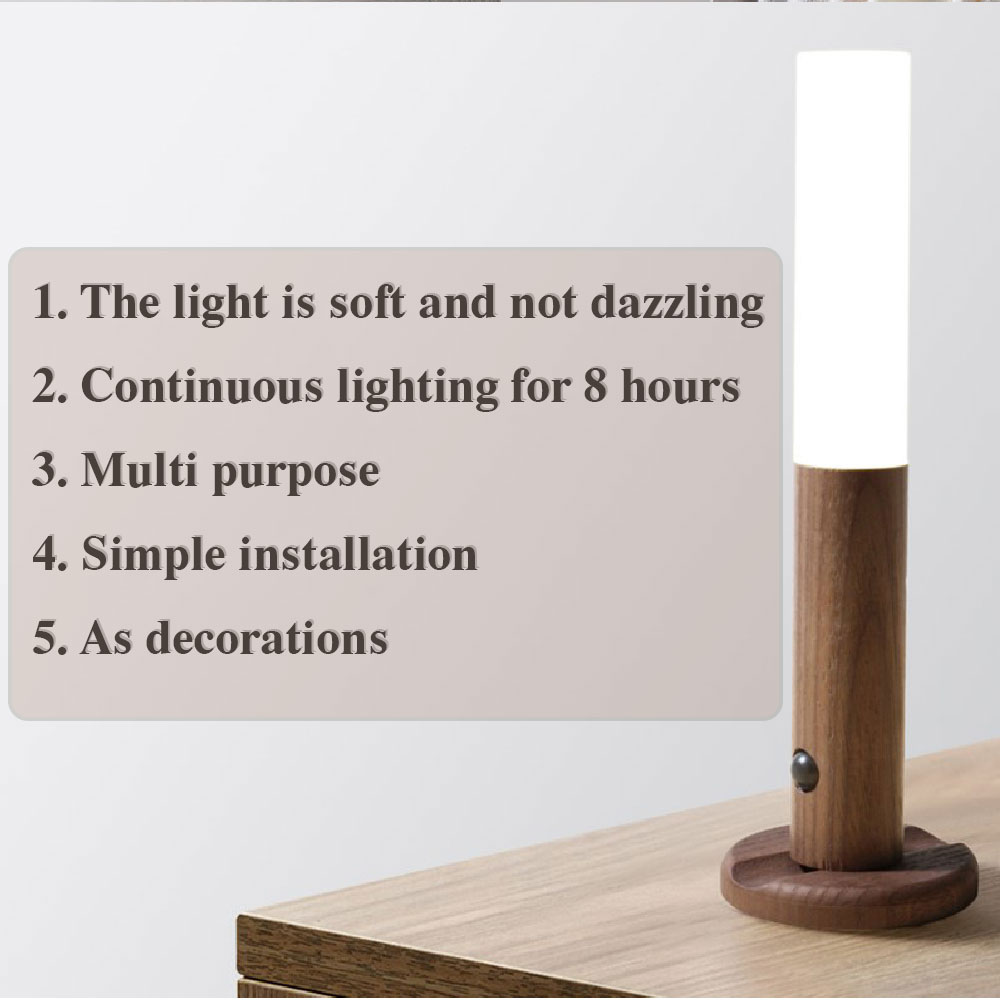 Walnut Wall Light