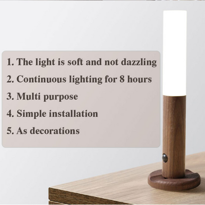 Walnut Wall Light