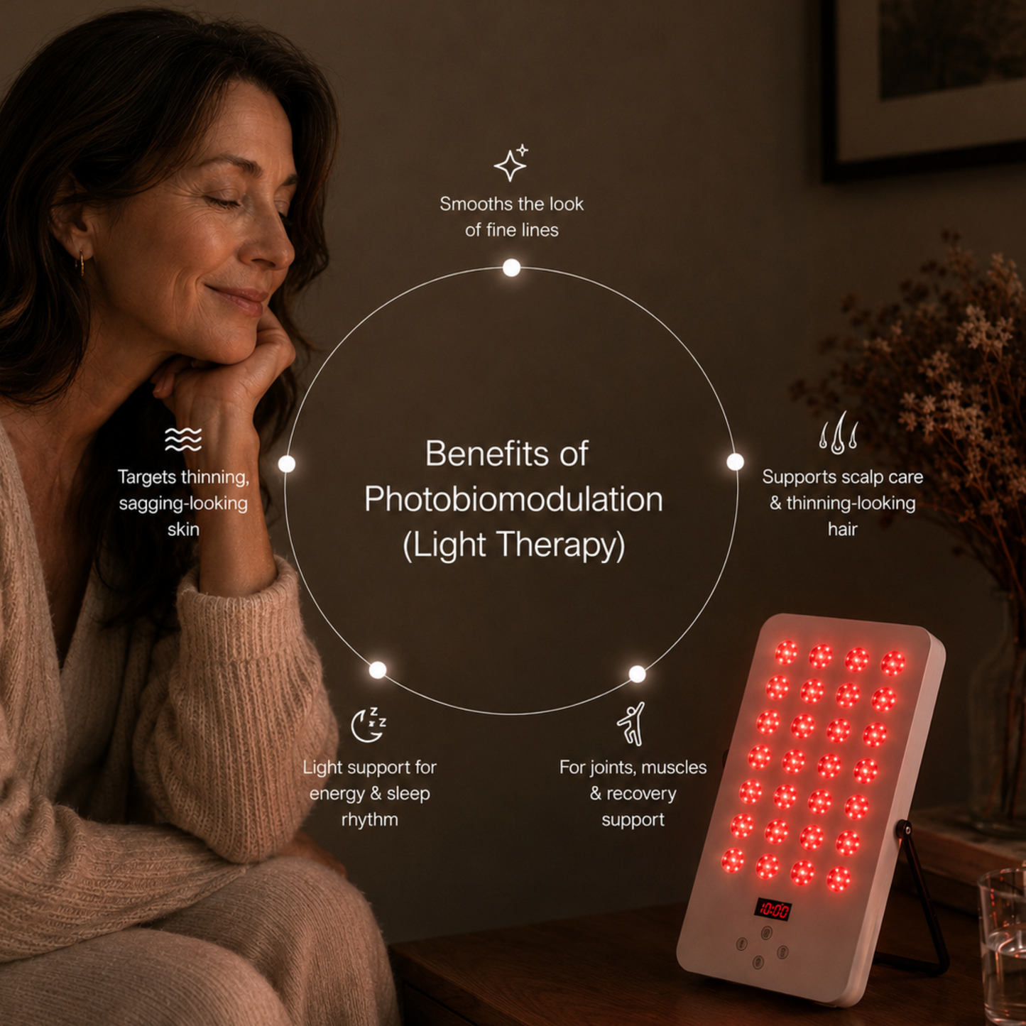 AuraWave Light Therapy Panel