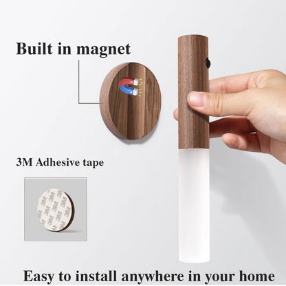 Walnut Wall Light