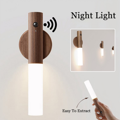 Walnut Wall Light