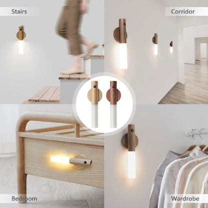 Walnut Wall Light