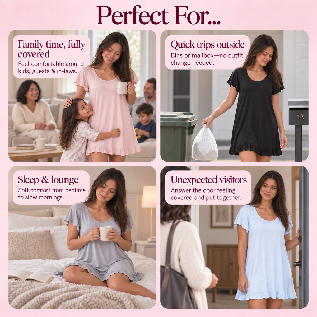 Eliza Padded-Support Night Dress