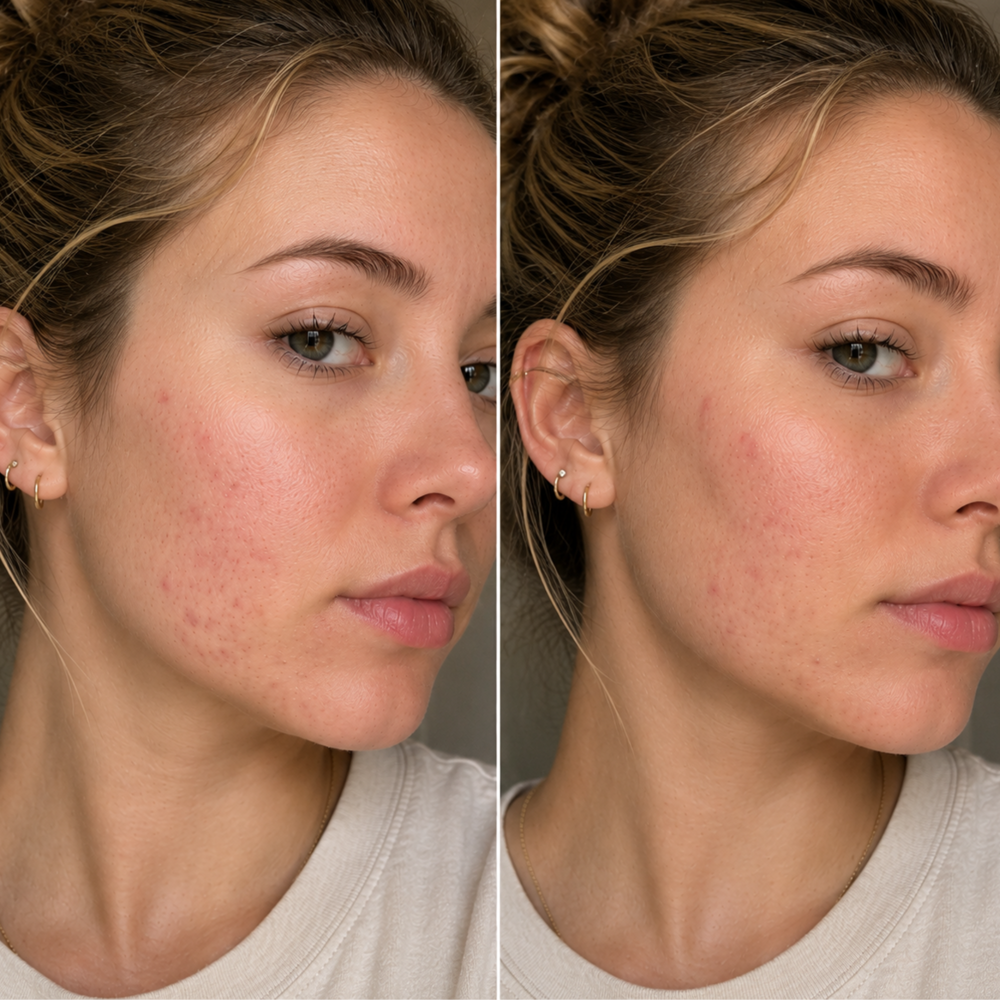 Nia before and after dark spots after acne