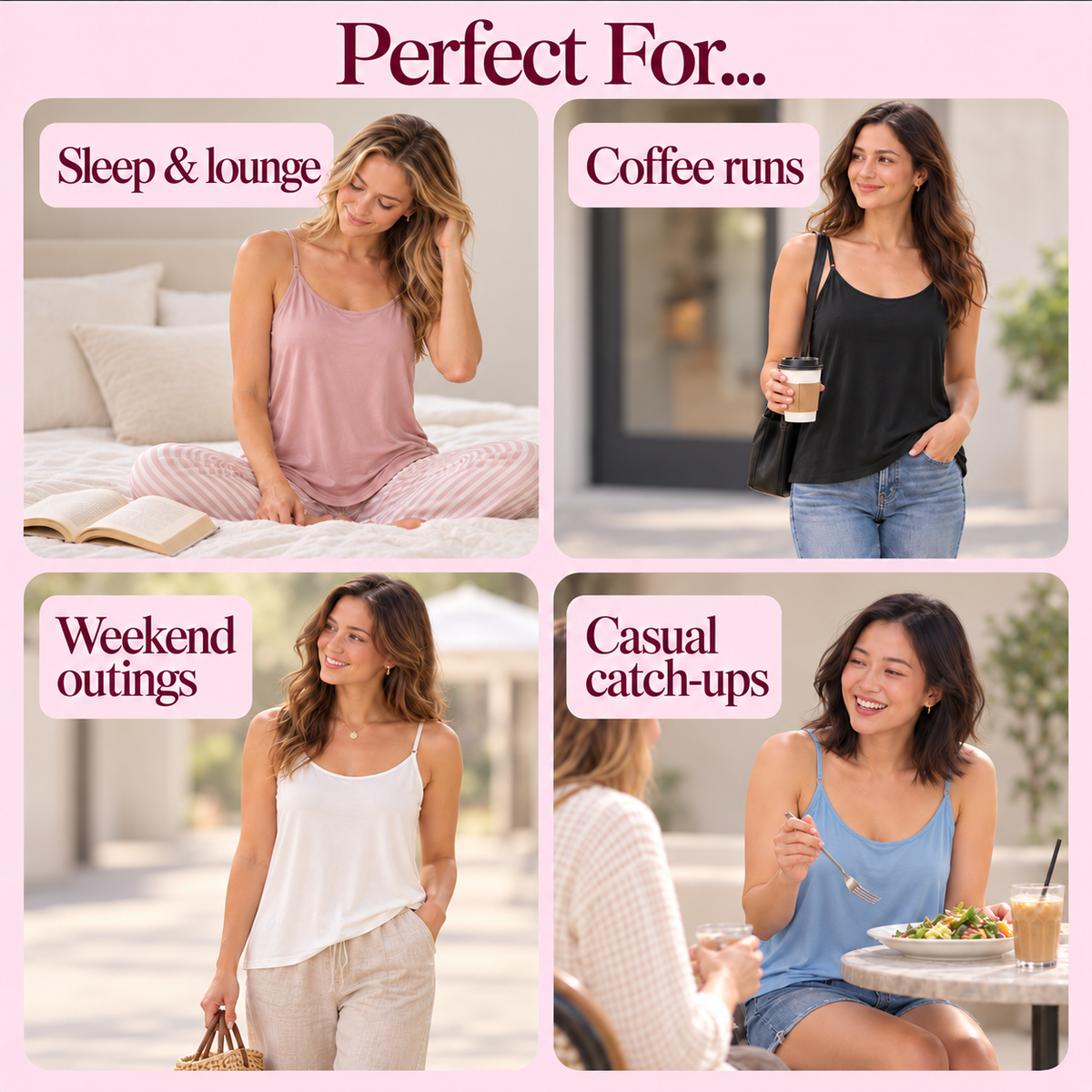 Jeanne Built-in Bra Camisole