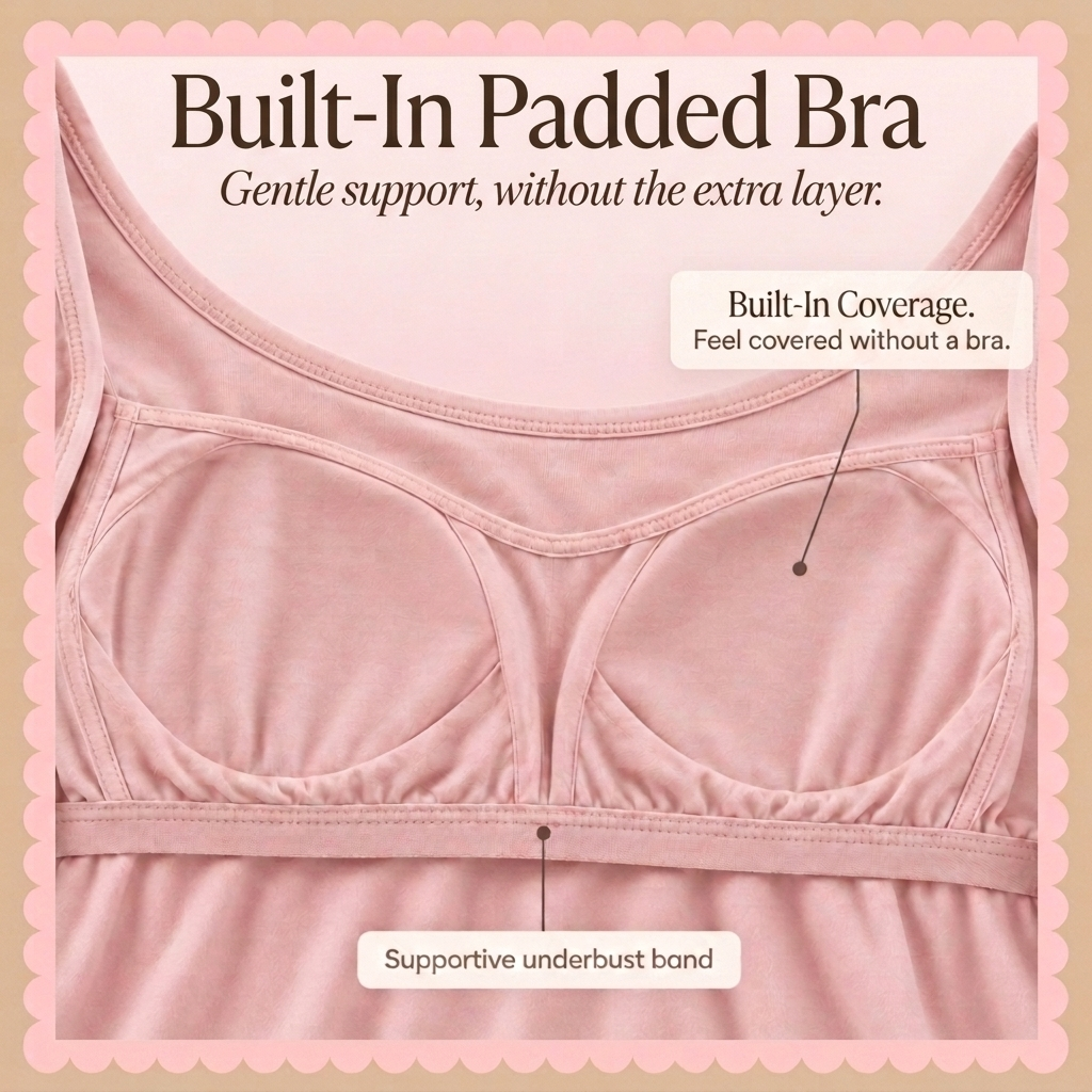 Eliza Padded-Support Night Dress